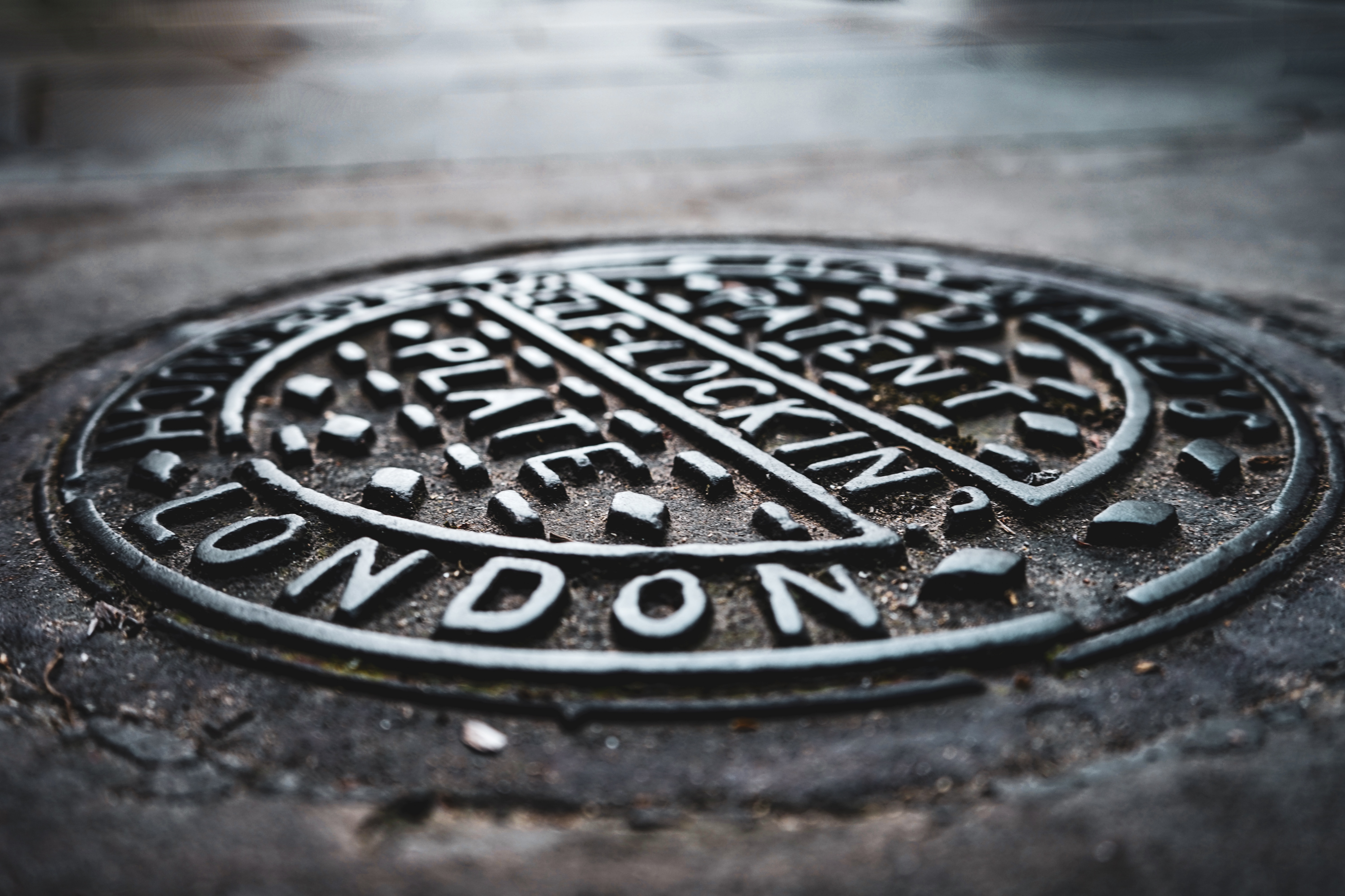 Manhole Cover of London Drains